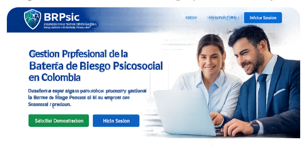 Equipo profesional gestionando información para la Batería de Riesgo Psicosocial